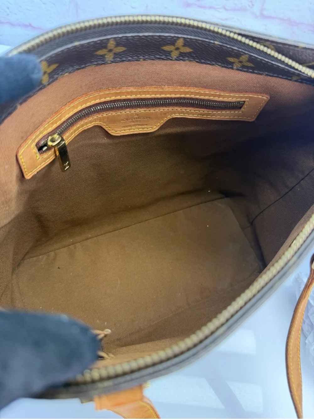 LOUIS VUITTON Monogram Canvas Cabas Piano Tote Bag